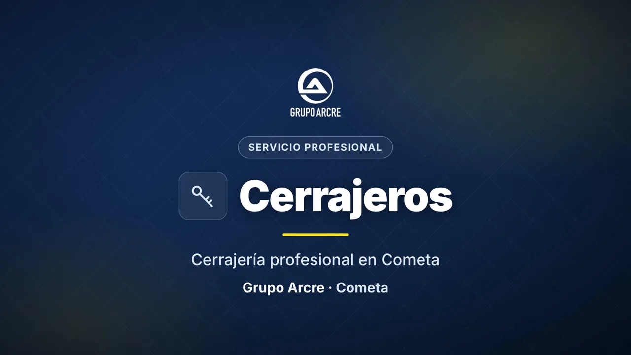 Cerrajería profesional en Cometa
